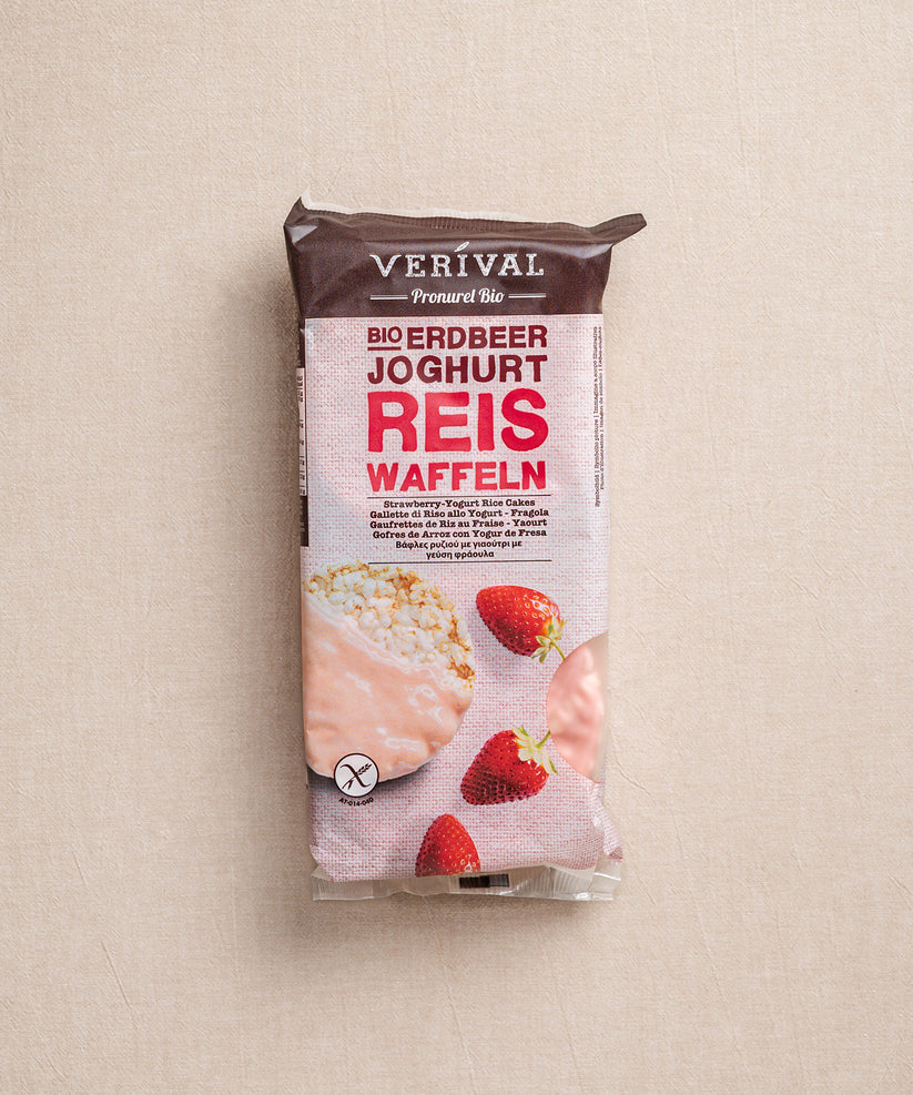 Bio Erdbeer-Joghurt Reiswaffeln 100g