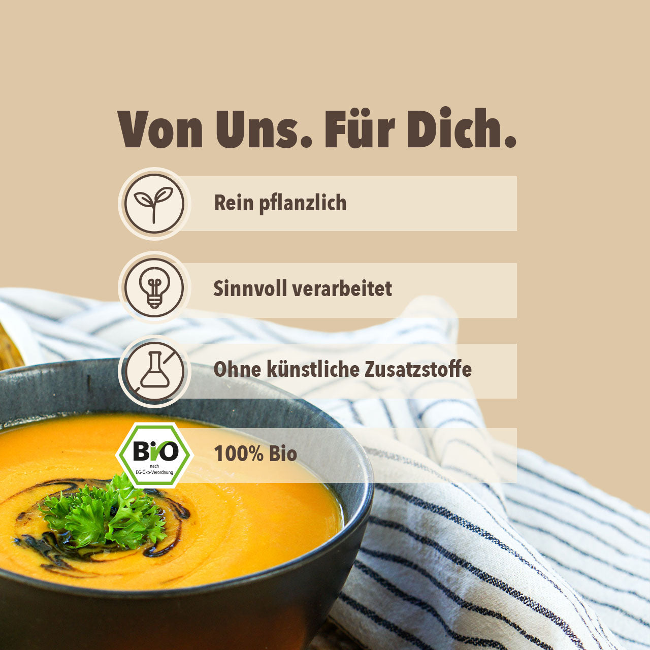 Süßkartoffelsuppe Bio
