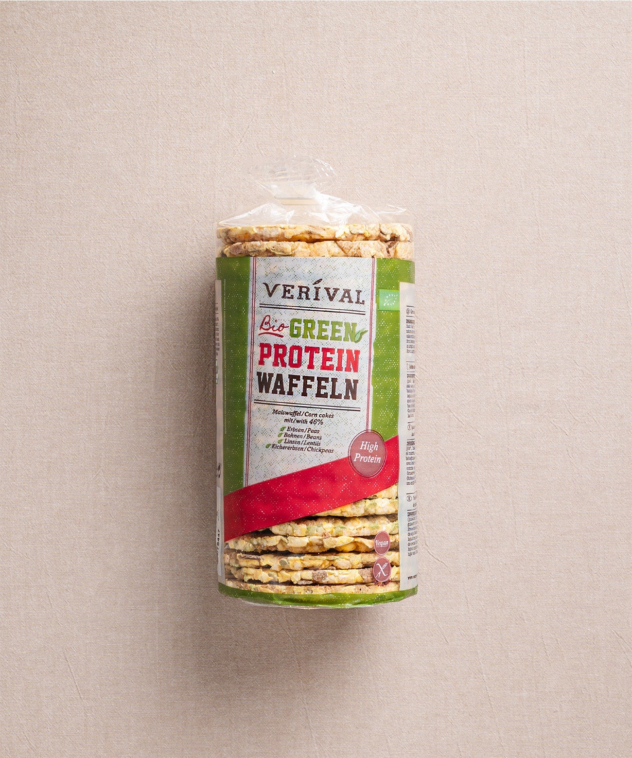 Green Protein Waffeln Detailansicht – vegan & proteinreich