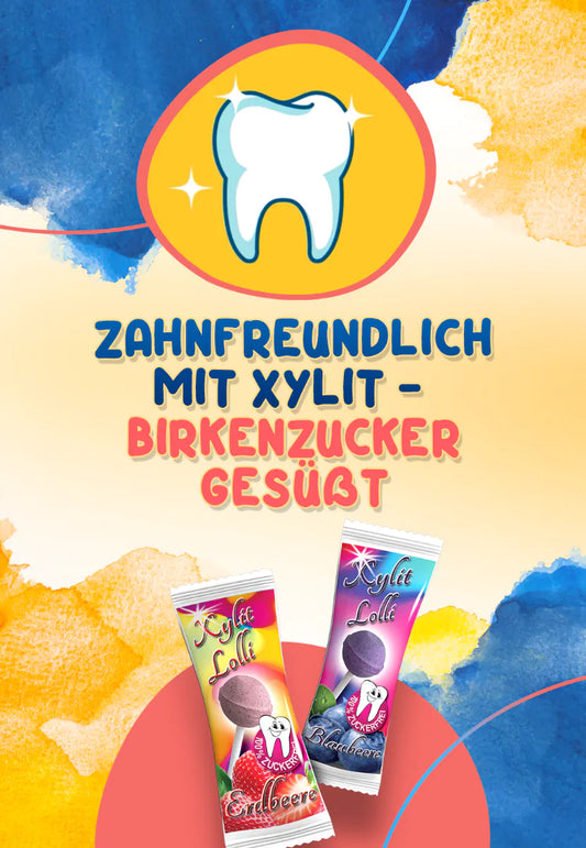 Birkenzucker Lolli Erdbeer zuckerfrei kaufen – Vital Päckli