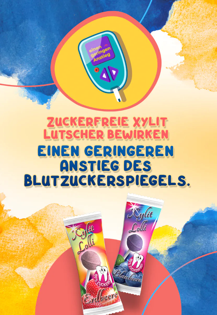 Birkenzucker Lolli Erdbeer zuckerfrei kaufen – Vital Päckli