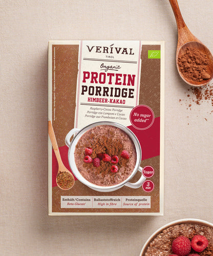 Bio Protein Porrige Himbeer-Kakao 400g