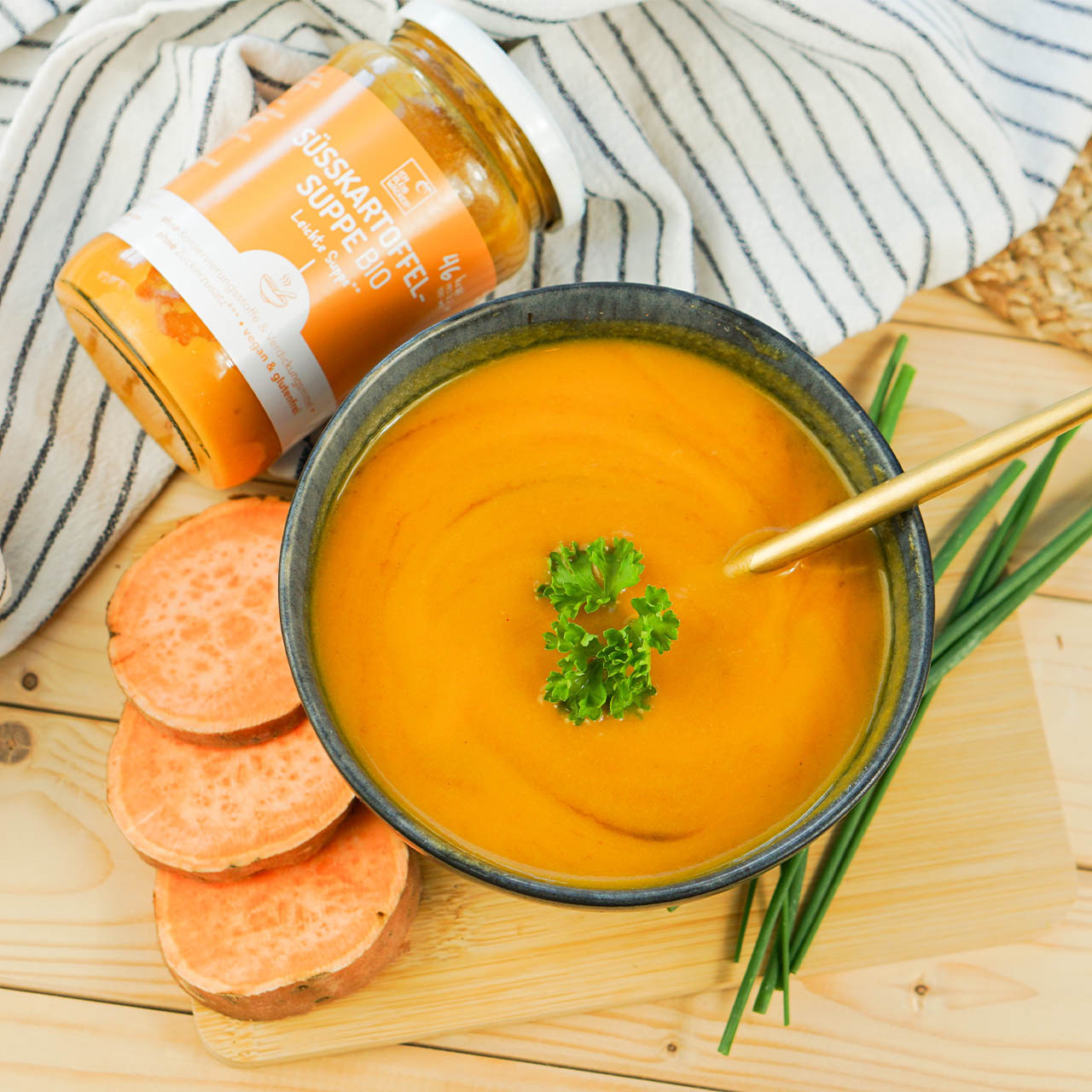 Süßkartoffelsuppe Bio