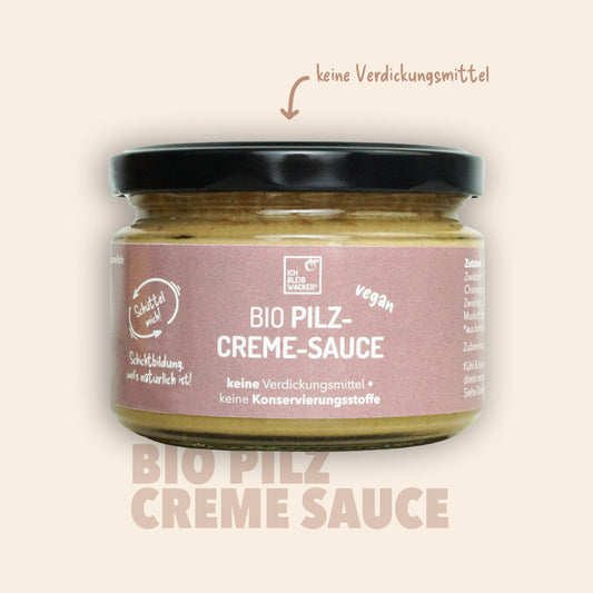 Pflanzliche Pilzrahmsauce Bio, 180ml