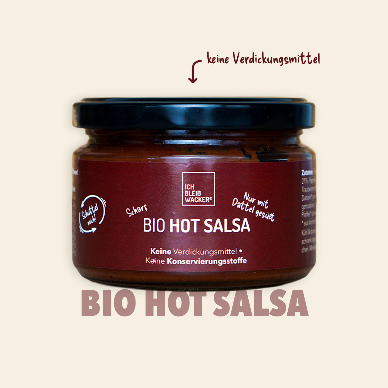 Hot Salsa Bio, 180ml