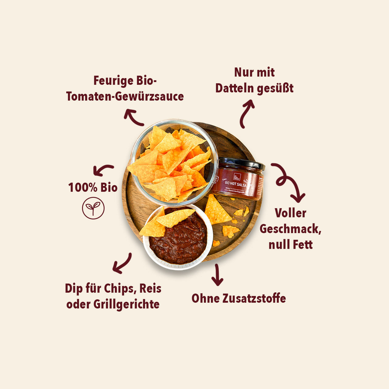 Hot Salsa Bio, 180ml