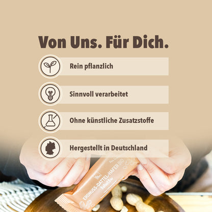 Erdnuss-Dattel-Hafer BallastBar Bio, 40g