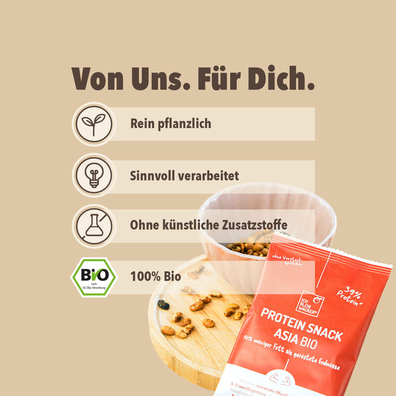 Proteinsnack Asia Bio, 40g