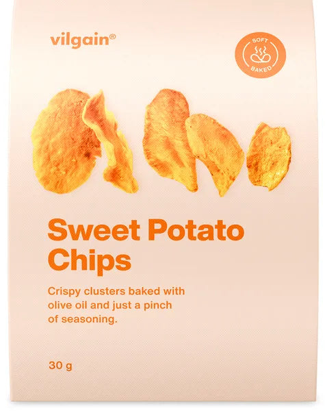 Süßkartoffelchips, Nur aus 5 natürlichen Zutaten (30g)