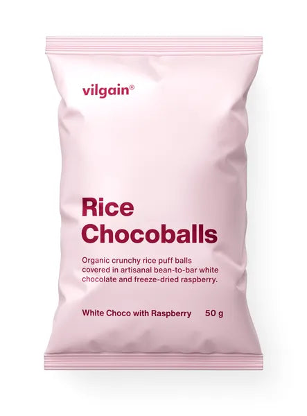 BIO Rice Chocoballs Weiße  Schokolade mit Himbeere 50 g