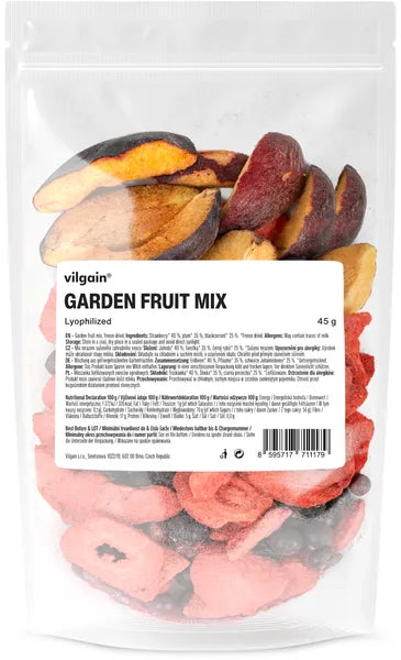 Mix aus gefriergetrockneten  Gartenfrüchten 45 g