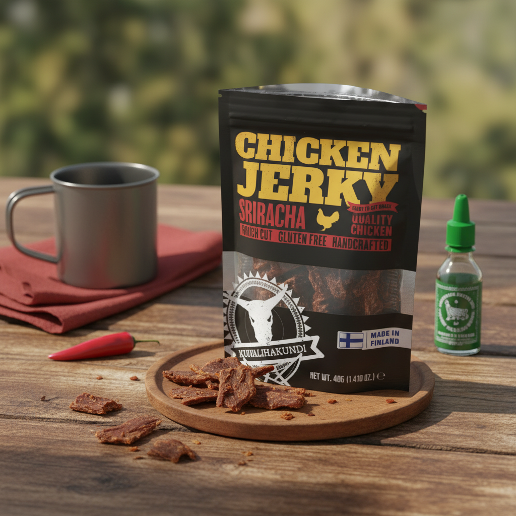 Chicken Jerky Sriracha